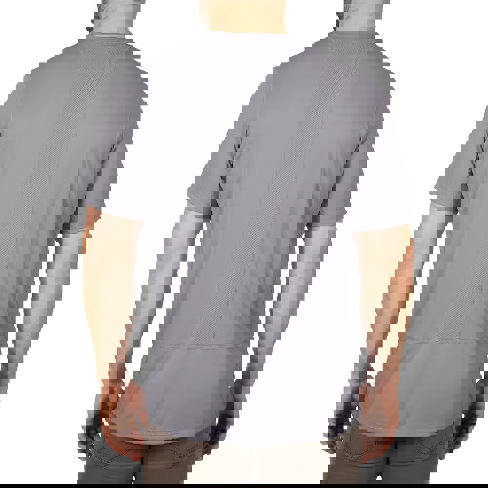 Shirts; Garment Style: Short Sleeve ; Garment Type: General Purpose ; Size: Large ; Color: Gray ; Material: Polyester ; Closure Type: None